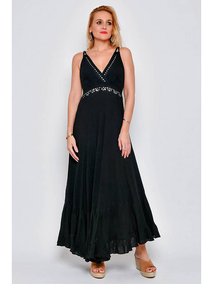 Tarifa Kleid in Schwarz - onesize