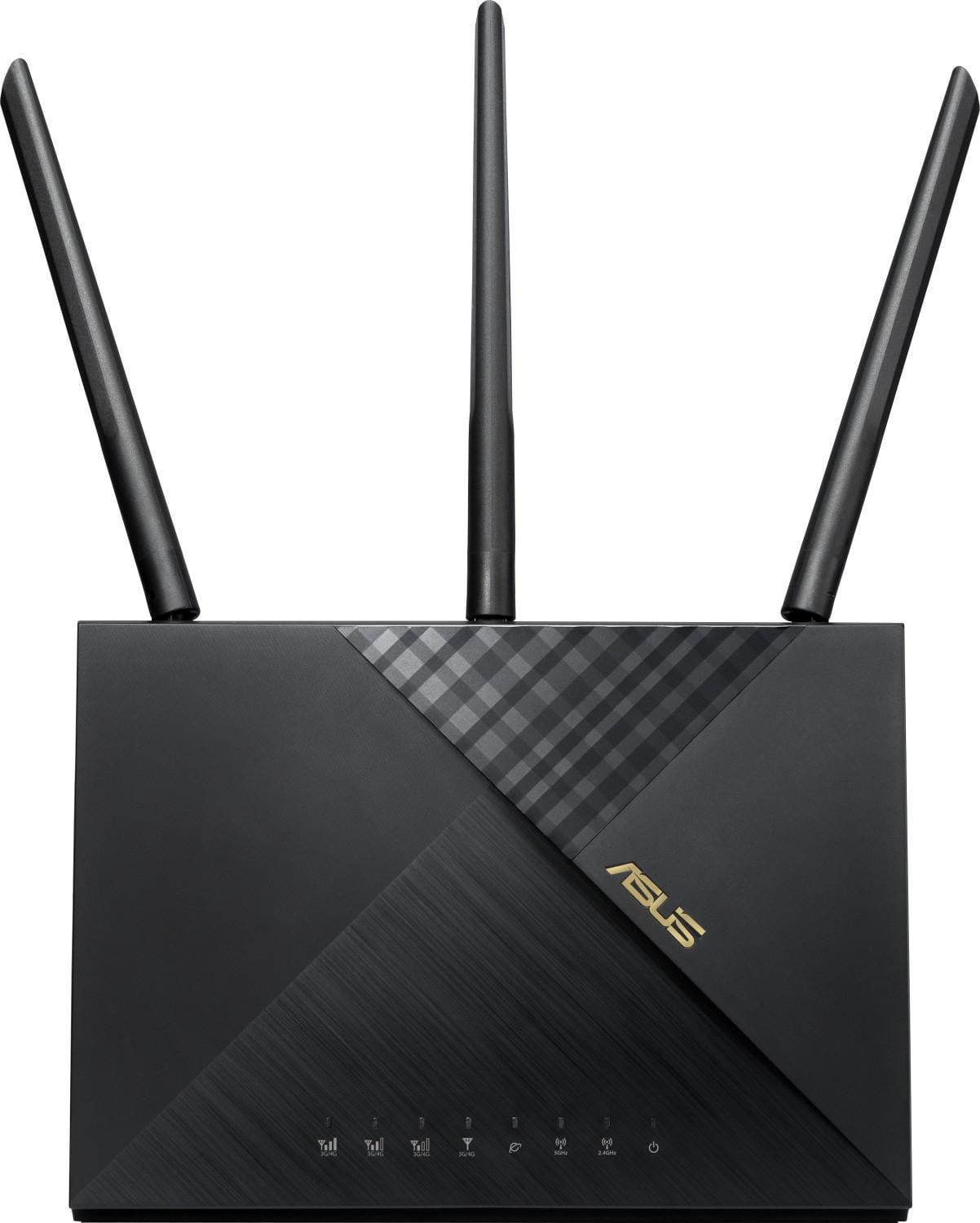 ASUS 4G-AX56 AX1800 LTE W-LAN Router, Dual-Band, WiFi 6, LTE (Cat. 6 bis zu 300 Mbits), LAN