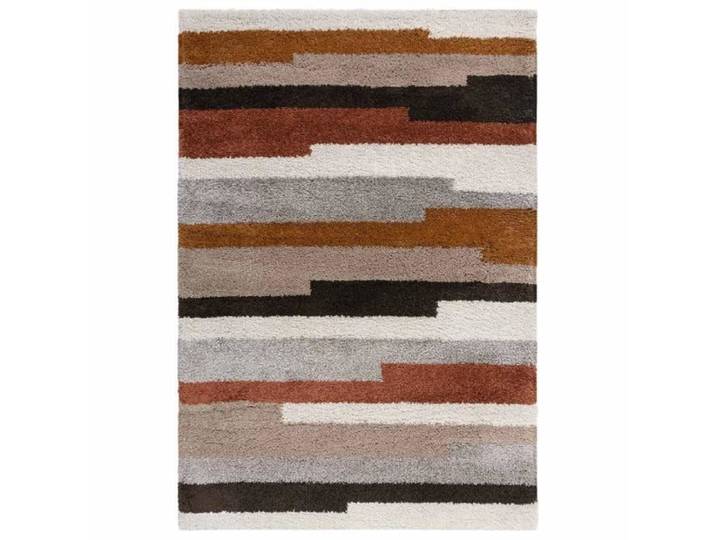 NOVATREND - Tapis de salon moderne KADE - Marron - 160x230 cm