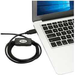 Eaton USB-A to RJ45 Rollover Console Cable M/M - Cisco Compatible 250 Kbps 10ft. 3,05m Bla (3.05 m), Schnittstellenkabel