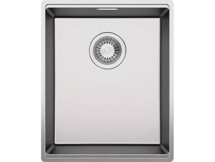 PRIMAGRAN Spülbecken Edelstahl ab 40er Unterschrank 38x46,4cm, Ablauf-Set Set: Ablauf-Set + Edelstahlspüle - Malmo, Inox