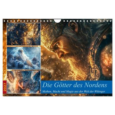 Die Götter des Nordens (Wandkalender 2027 DIN A4 quer), CALVENDO Monatskalender