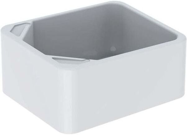 Geberit Publica Fußbecken 108000600 39 x 48 cm, ohne Überlauf, weiß KeraTect