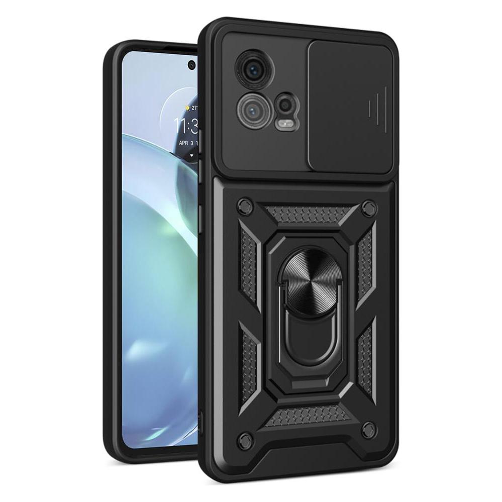 Techsuit - CamShield Series - Motorola Moto G72 - Black (Motorola Moto G72) (56342903)