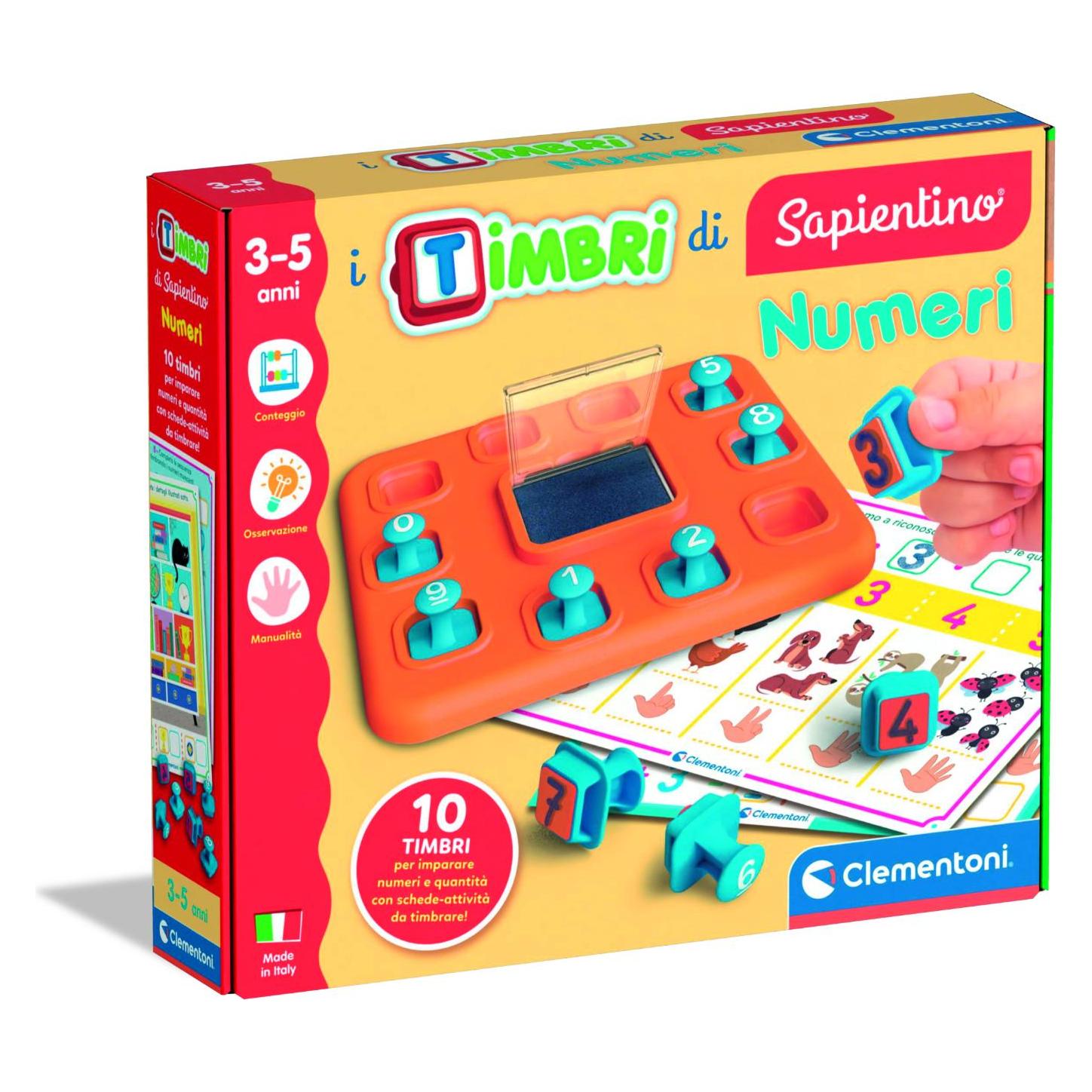 Clementoni Sapientino's Stamps - The Numbers (68933270)