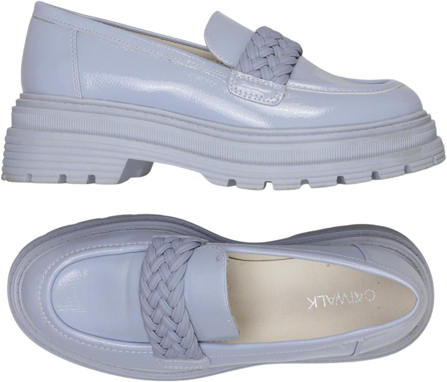Catwalk Damen Halbschuh, Hellblau, Gr. EU 37, Kunstleder - Second Hand