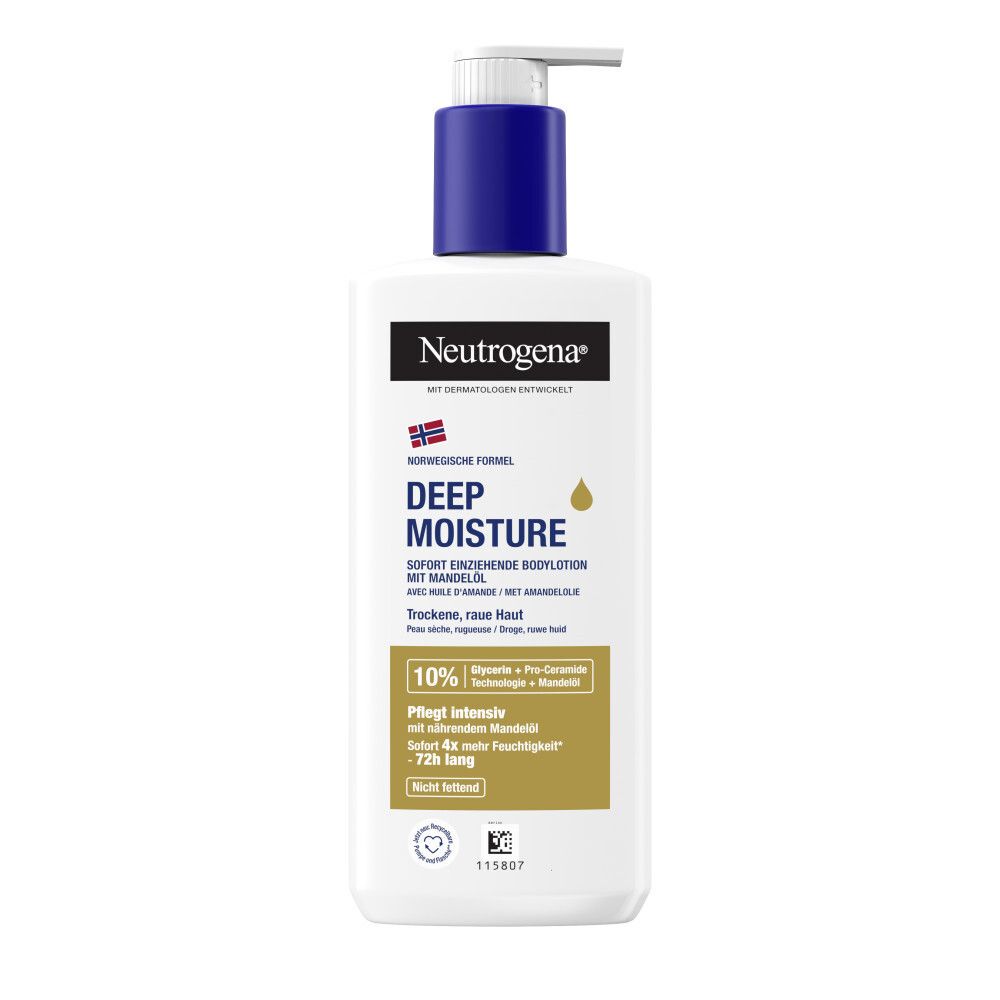 Neutrogena Deep Moisture Creme mit Mandelöl 250 ml