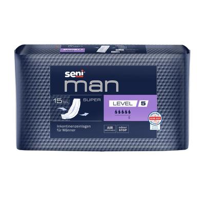 Seni Man Inkontinenzeinlage super Level 5 9x15 St Inkontinenzslip