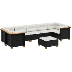 vidaXL, Gartenlounge, Ratenin (Vollverflechtung)