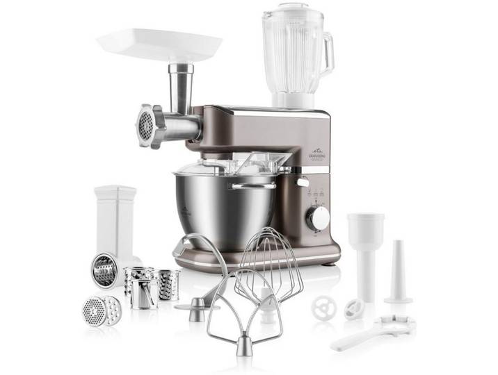 eta Küchenmaschine ETA002390070, 800 W, 4,5 l Schüssel, Gratussino Bravo II 800 Watt, mit viel Zubehör