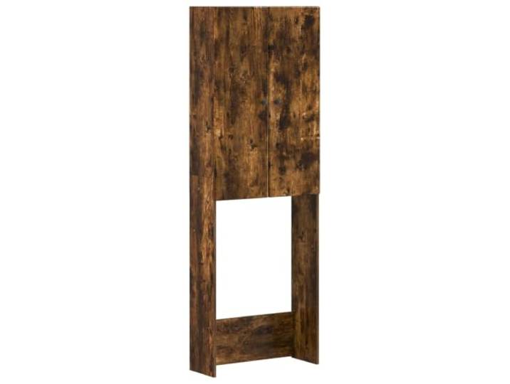 KTHLBRH Toilettenschrank Breda Raucheiche 66 x 25,5 x 190 cm Holzwerkstoff Schlankes Standregal, flexible Türöffnung, pflegeleichte Oberfläche, vielseitig einsetzbar