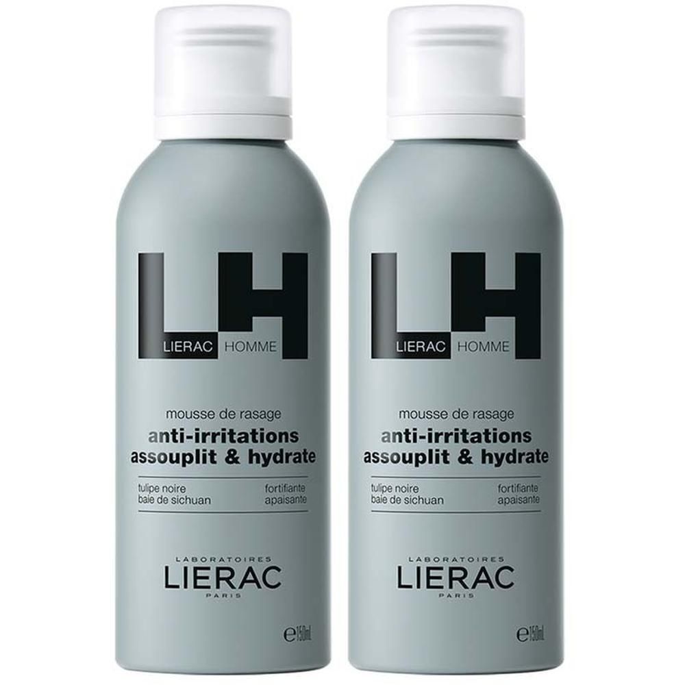 Lierac Homme Rasierschaum 2x 2x150 ml Schaum