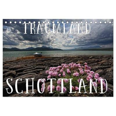 Traumland Schottland (Tischkalender 2027 DIN A5 quer), CALVENDO Monatskalender