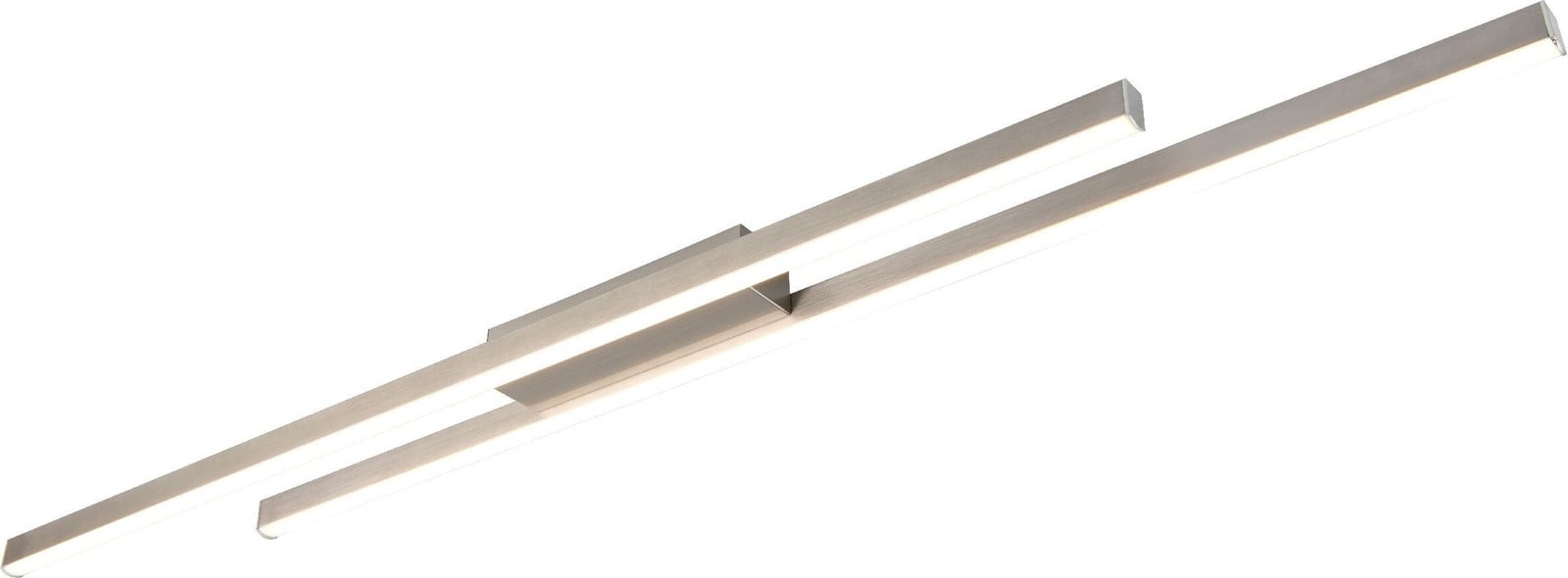 Trio Plafondlamp Odio Nikkel met LED-verlichting