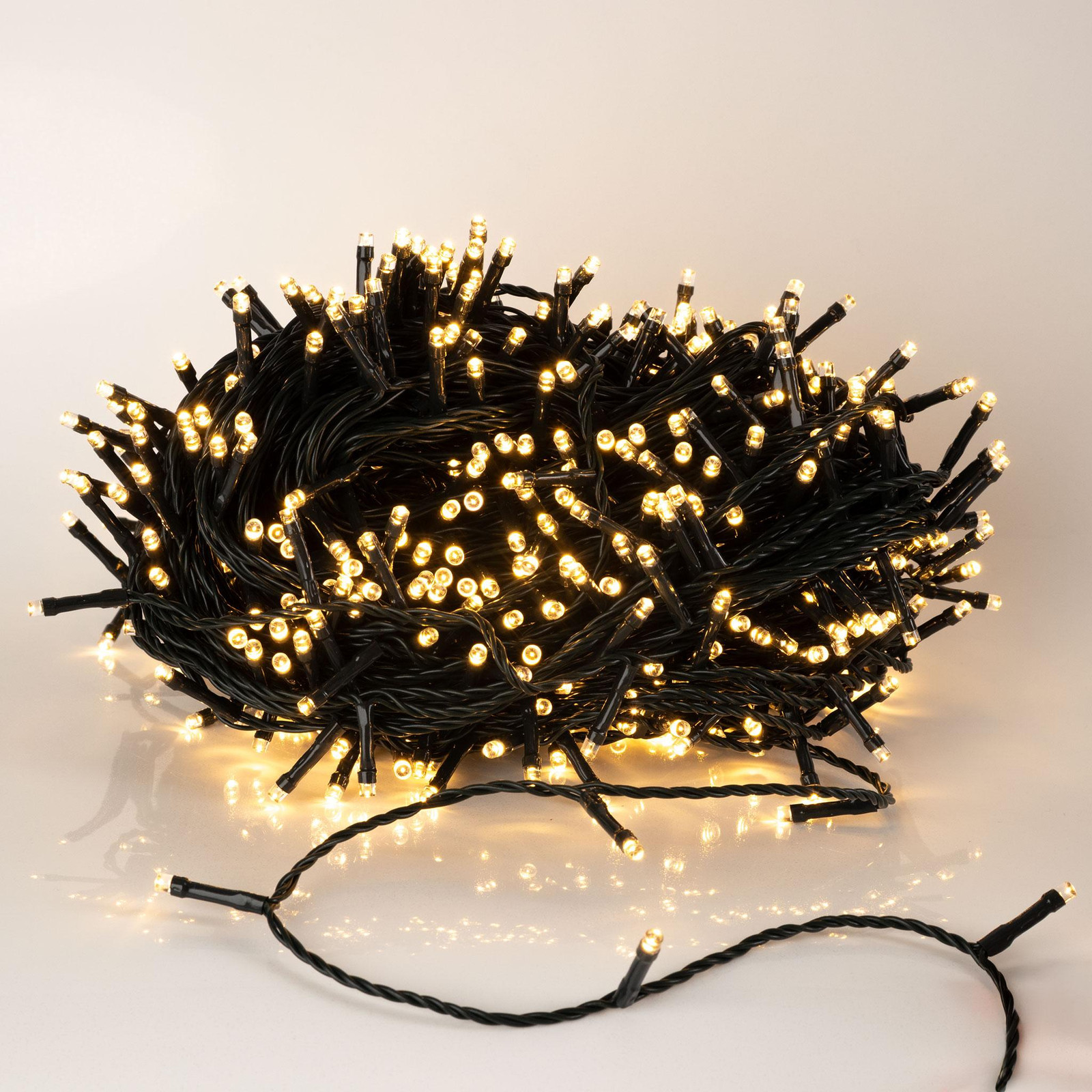 Spetebo LED-lichtketting met 500 warm witte lampjes voor kerstdecoratie
