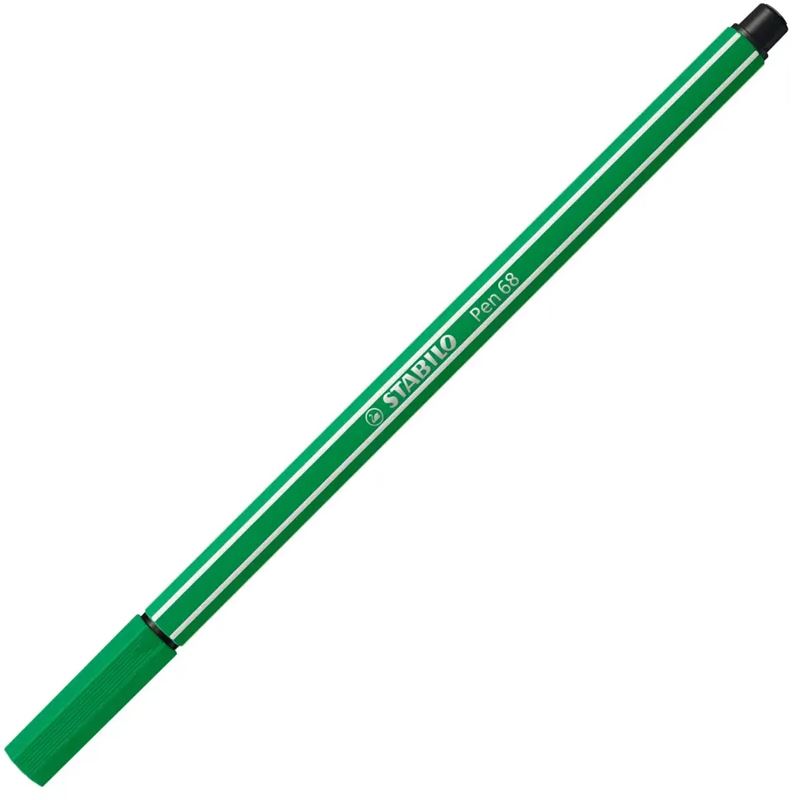 STABILO Pen 68 Filzstifte grün, 10 St.