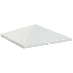 Standascher Ascher-Papierkorb-Spitze (geschlossen) Silber pyramidenförmige Spitze für den Ascher Papierkorb
