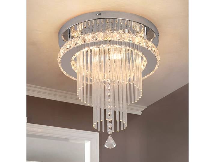 VETRULUS moderne goutte de pluie Lustre en cristal de luxe plafonnier Led salle à manger salon chambre Lustre décor à la maison luminaires
