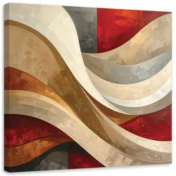 LEINWANDBILD 3D und geometrisch 30x30cm