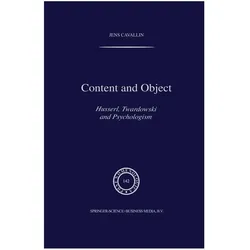 Content and Object, Fachbücher von J. Cavallin