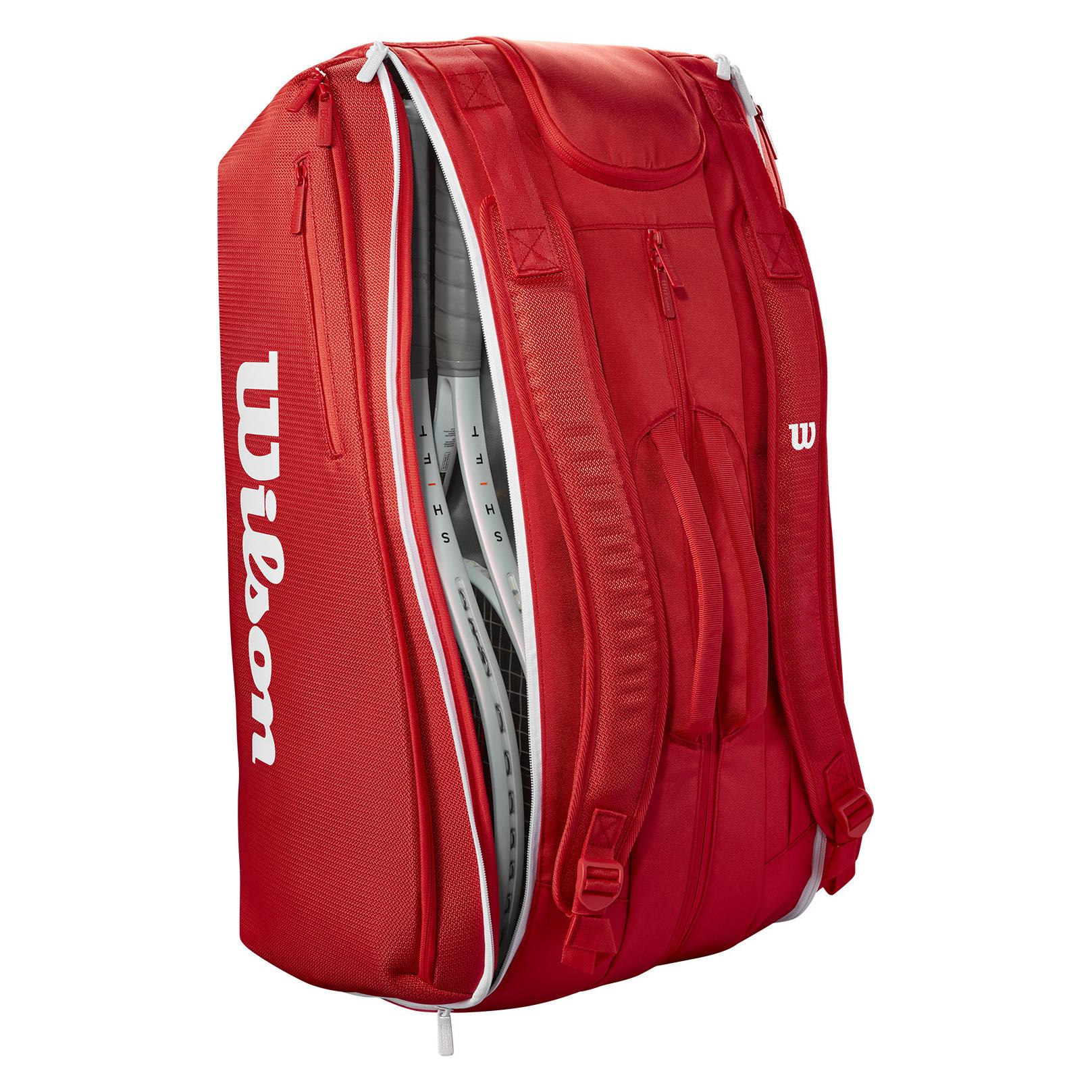 Wilson Super Tour Rot 15er Schlägertasche (15R) (WR8036601)