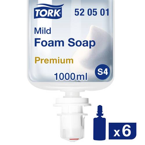 TORK Mild 520501 Schaumseife 1l 6St.