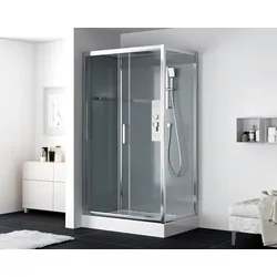 SAT Duschbox Rechteck 80x120 cm SATBOX12080CRT
