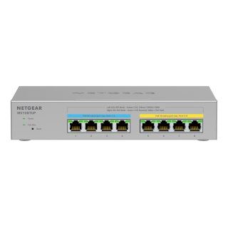 Netgear 8Port Switch 100/1000/2500 MS108TUP 8-Port Ultra60 PoE++ Multi-Gig unmgd Switch