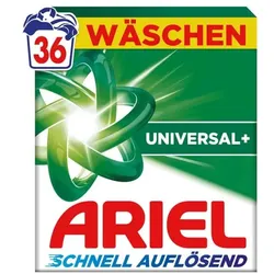 ARIEL Pulverwaschmittel »Universal+« 1.8 kg - 36 WL weiß