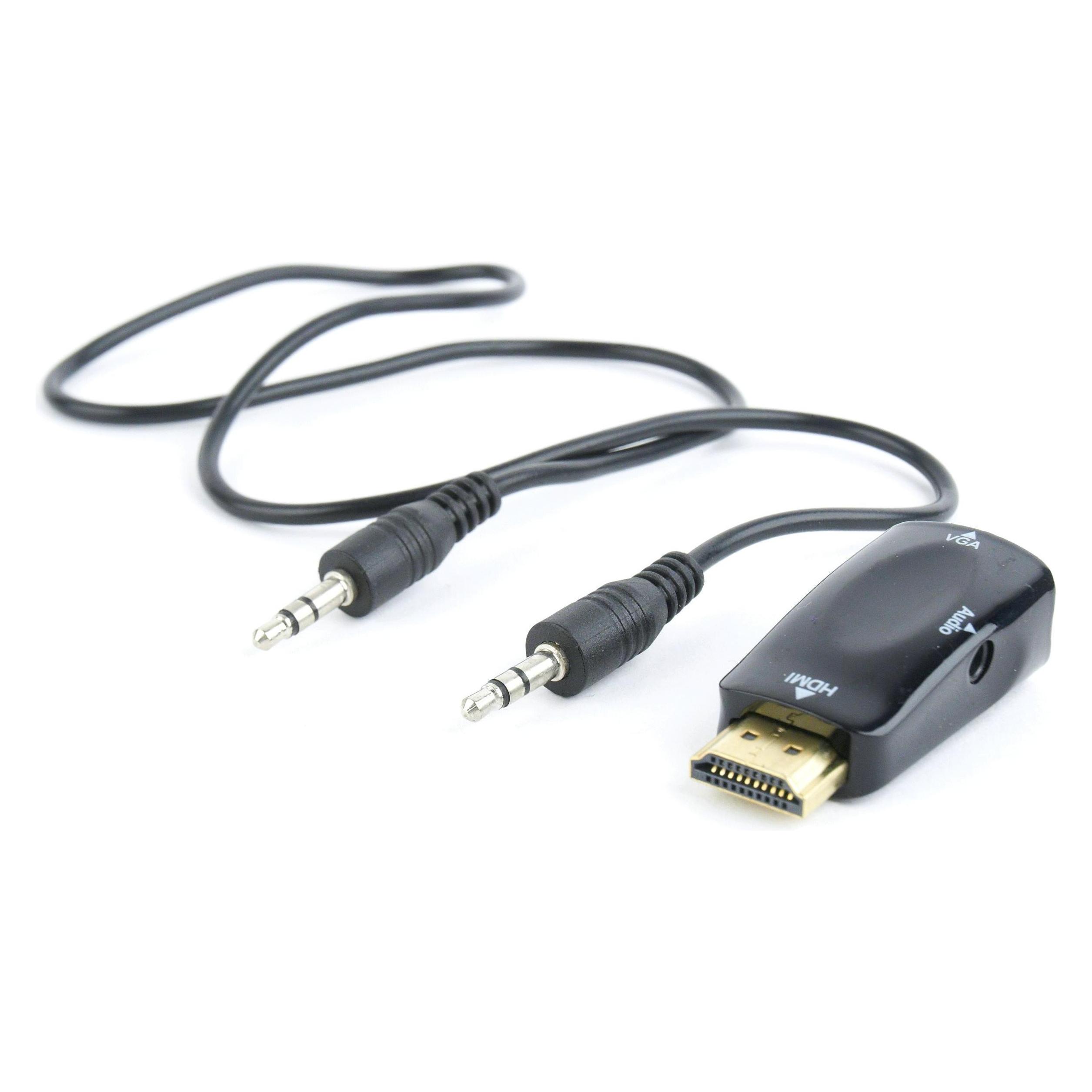 C-Tech Adaptér HDMI na VGA + Audio, M/F (HDMI, VGA) (CB-AD-HDMI-VGA)
