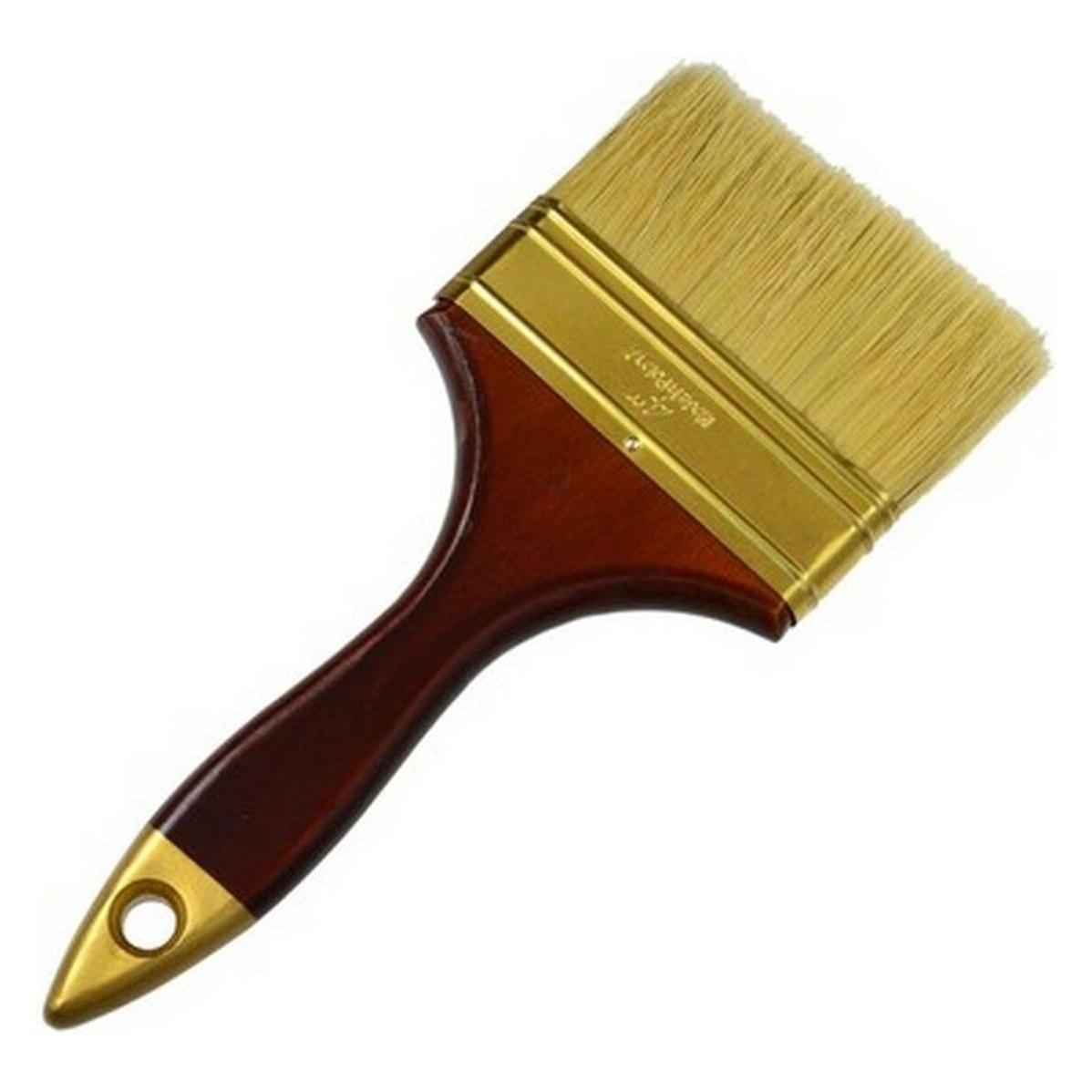 GEKO Flachpinsel, 100 mm, Holzstiel (100 mm) (G66013)