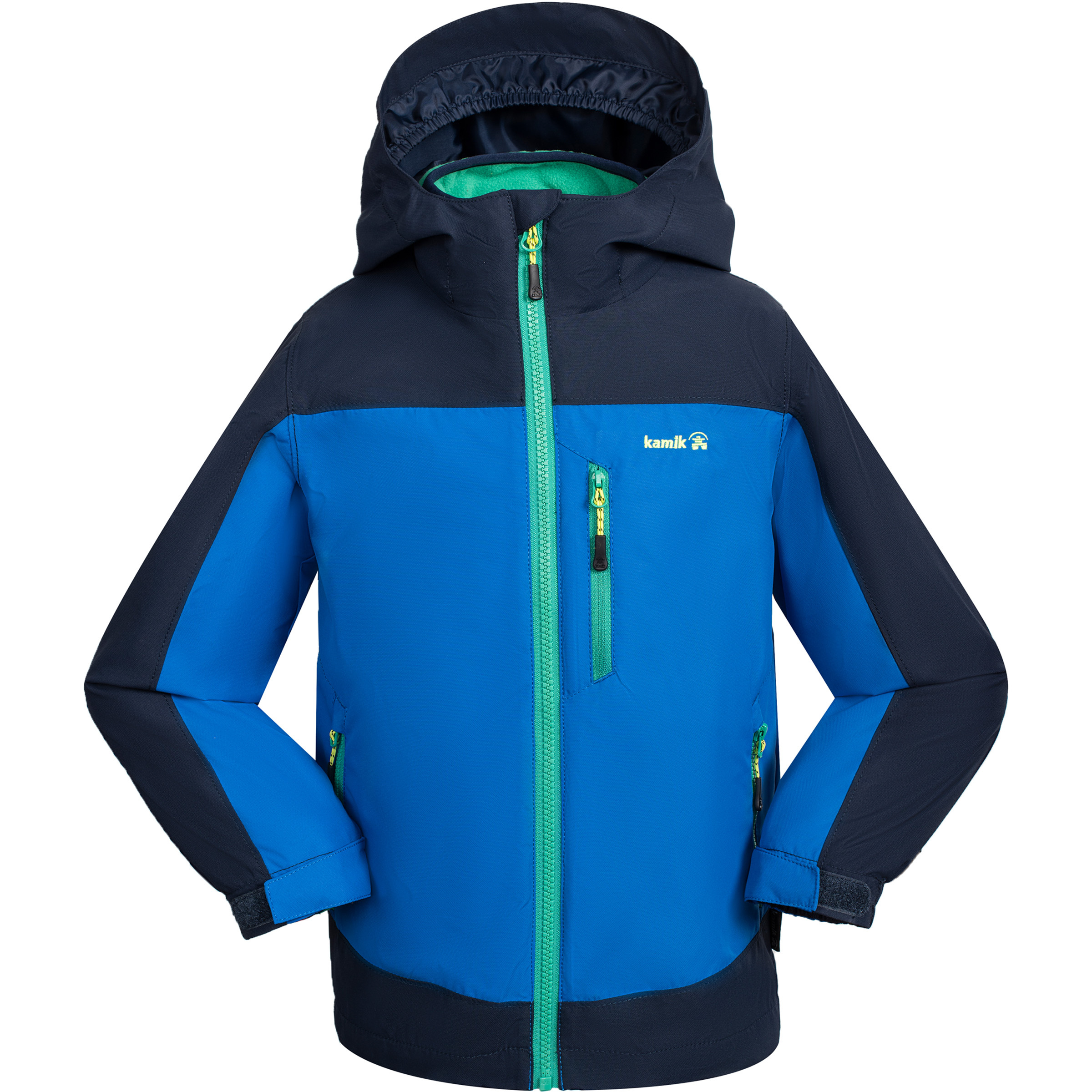 Kamik Kason Kinder Doppeljacke blau Größe 116 Trekking Wasserdicht