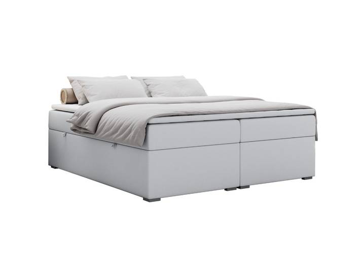 BOXBETT BESS 180/200 Weiß Kunstleder - H3
