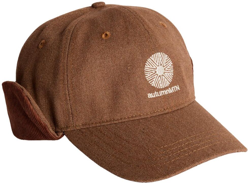 Autumn  - Washed Canvas Flap Cap Light Brown - Casquette