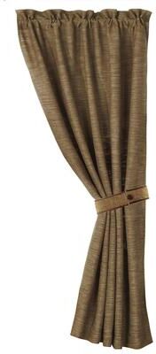 Paseo Road by HiEnd Accents "Paseo Road Highland Lodge Olive Rustic Cabin Room Darkening Curtain Panel, 48""x84"", 1PC - 48""x84"""