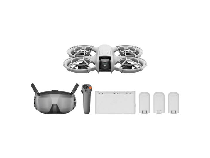 【Rentrée-scolaire】DJI Neo Motion Fly More Combo, mini drone 135 g avec caméra 4K UHD, auto-suiveur, décollage paume, suivi de sujet, QuickShots, RC Motion 3 et 3 batteries