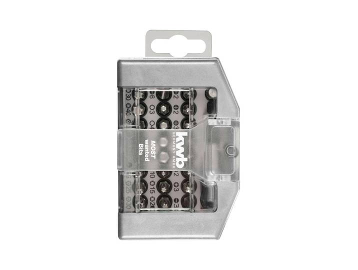 Bit-Set KWB, silber (silberfarben), Stahl, Bits, Bit-Set
