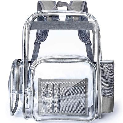 Schulrucksack Transparent für Student Multifunktion Wasserabweisend Verschleißfest PVC Schulranzen Rucksack Schulranzen 19 Zoll