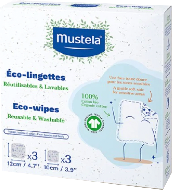 Mustela Toalhetes Reutilizáveis 6 unidades