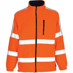 Warnschutz Fleecejacke "SALZBURG" Safe Artic - XS - fluororange