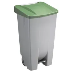 helit Abfalleimer »the step chief« 120 L grün, 51x87.5x42.5 cm
