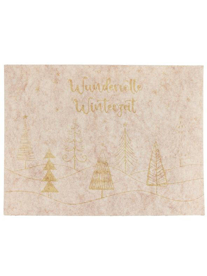 Hollybell Tischset in Beige - (L)30 x (B)40 cm - onesize