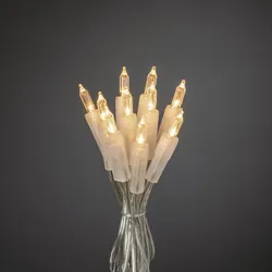 Konstsmide Weihnachtsbeleuchtung  LED Minilichterkette 35 warmweiße Dioden