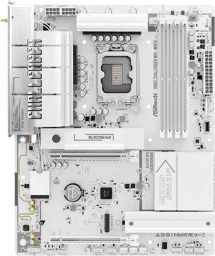 ASRock B860 Challenger WiFi White, 1851 Mainboard Formfaktor (Details) ATX