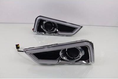 Of Wheels Deals LED DRL Daytime Running Lights With Turn Signal white
