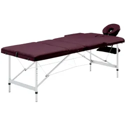 Helloshop26 - Klappbarer Massagetisch Massageliege Bank Sofa tragbare professionelle Kosmetiktherapie Shiatsu Reiki 3 Zonen 02_0001829