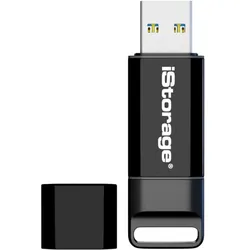 iStorage datAshur BT - USB Flash-Laufwerk (biometrisch) (32 GB, USB-A), USB Stick, Schwarz