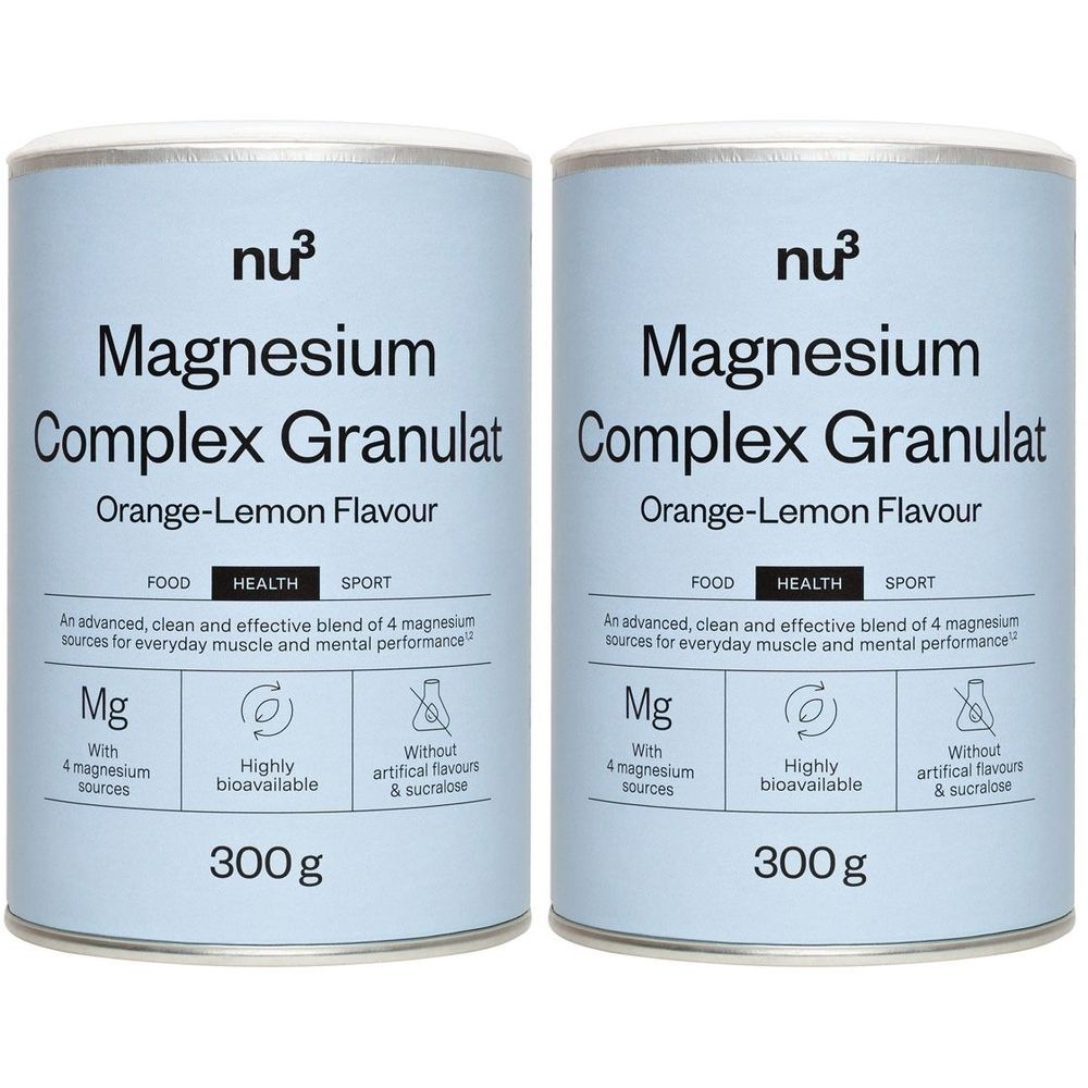 nu3 Magnesium Granulat Complex x2 2x300 g Pulver
