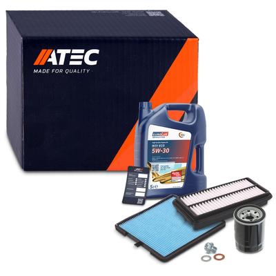 Atec Inspektionspaket Filtersatz SET A + 5l ÖL [Hersteller-Nr. 40580107] für Kia