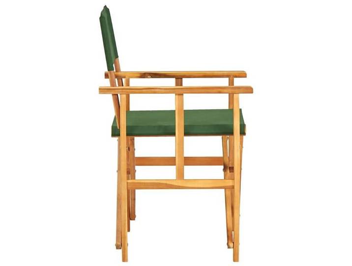 Chaise de metteur en scène - - vert - bois - 55x56x88 cm - Pliable - Résistant aux intempéries - Avec accoudoirs gzm64l